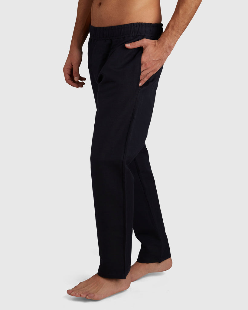 Mens linen hotsell yoga pants